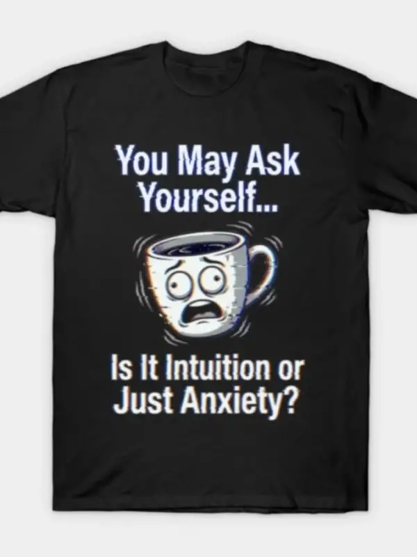 Başak duygusu mu yoksa sadece kaygı mı Komik Arıza Sanatı Erkek Kadın Tişörtü %100 Pamuklu Ti