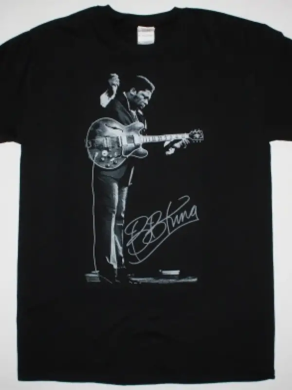 B.B. KING THE KING OF BLUES NEW BLACK T-SHIRT