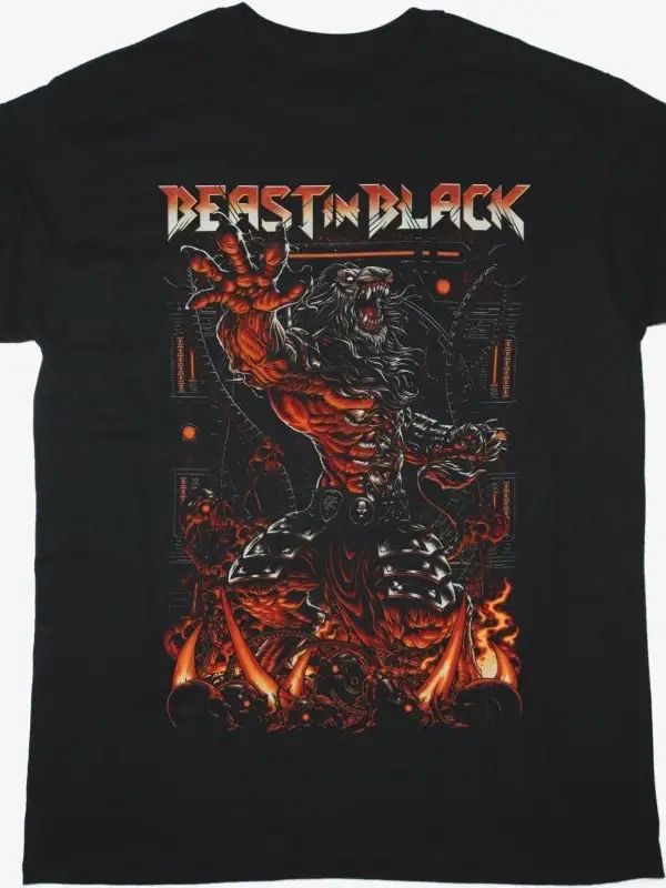 BEAST IN BLACK POWER OF THE BEAST NEW BLACK T-SHIRT