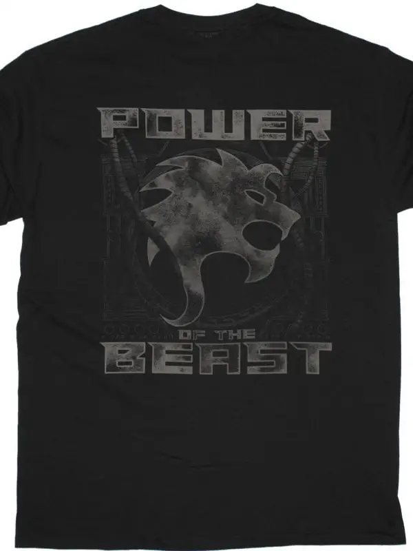 BEAST IN BLACK POWER OF THE BEAST NEW BLACK T-SHIRT