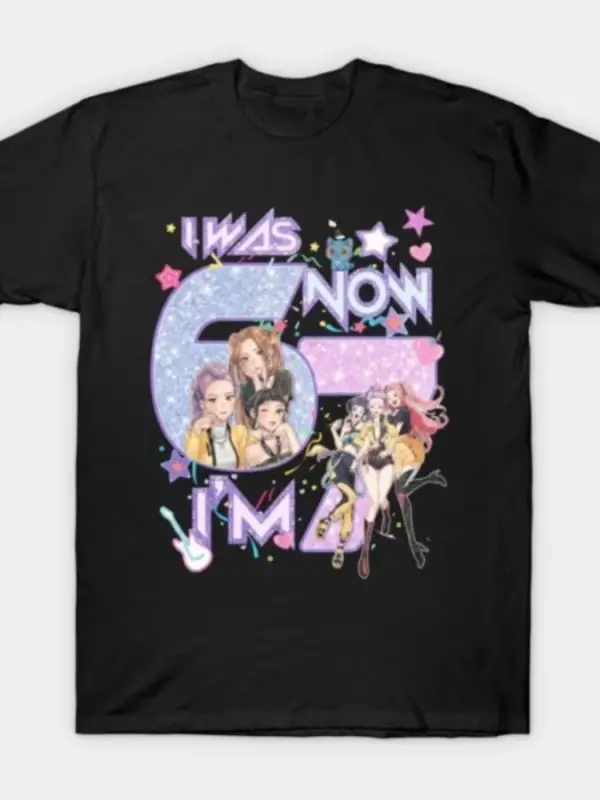 Ben 6tım Şimdi 7im T-shirt Erkekler Kadınlar için %100 Pamuklu Tişörtler Kısa Kollu Üstler