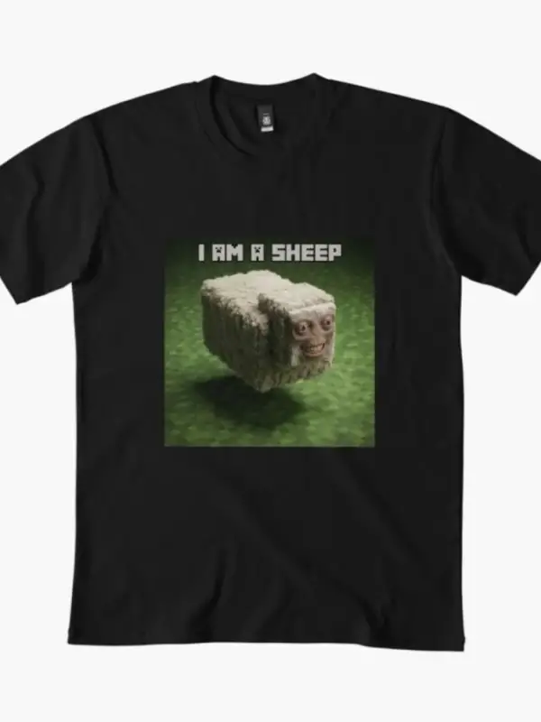 Ben Bir Koyumuyum Erkek Kadın Tişörtü %100 Pamuklu Tişörtler Kısa Kollu Üstler 1215-2