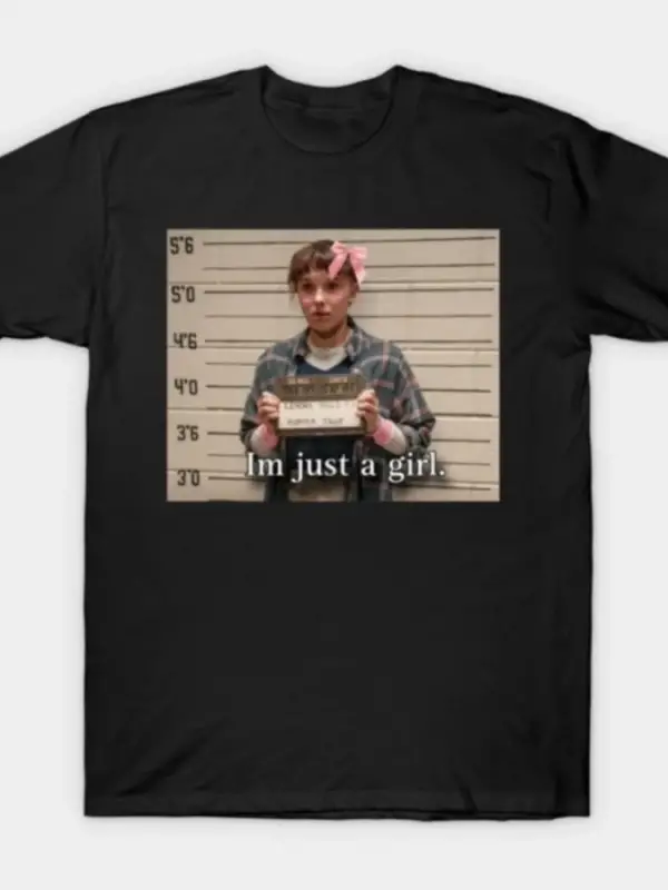 Ben sadece bir kızım Meme T-shirt Erkekler Kadınlar için % 100% Pamuklu Tişörtler Kısa Kollu