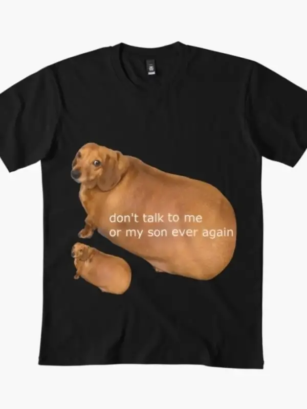 Benimle veya oğlumla asla konuşmayın erkekler ve kadınlar için tişört %100 pamuklu tişörtler