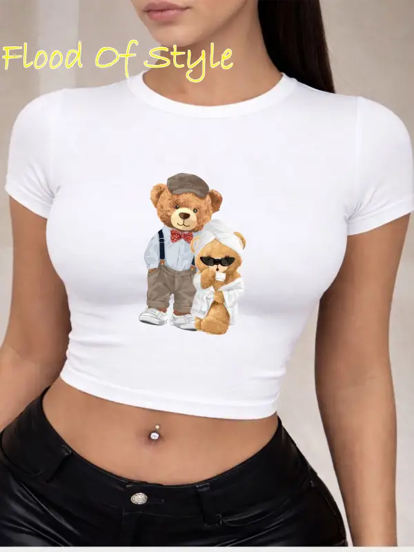 Beyaz Babby Tee ayıcık bornoz Özel tasarım