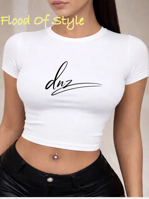 Beyaz Babby Tee dnz minimal Özel tasarım