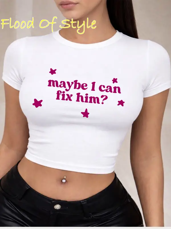 Beyaz Babby Tee fixhim Özel tasarım