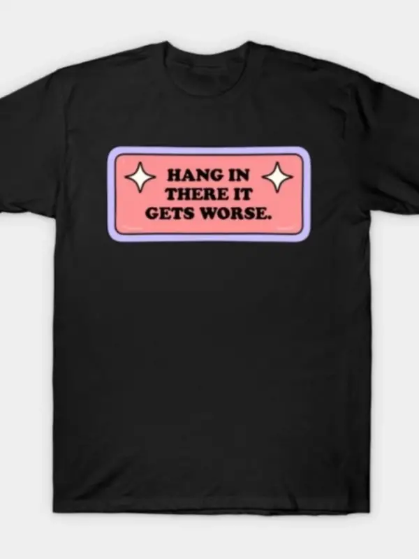 Biraz Sükunecek Minimal Dürüstlük Tişörtü Erkekler Kadınlar İçin %100 Pamuklu Tişörtler Kısa