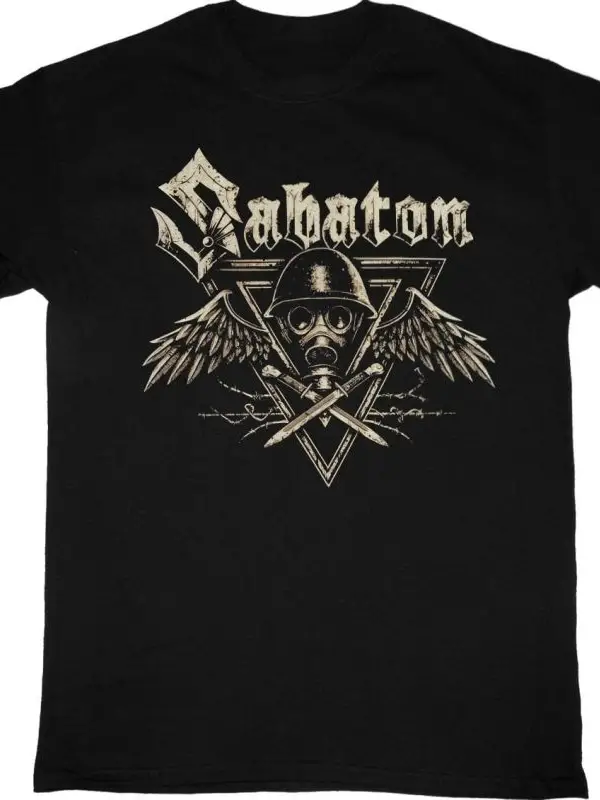 BLACK LABEL SOCIETY LOGO NEW WHITE T-SHIRT ÖN BASKILI