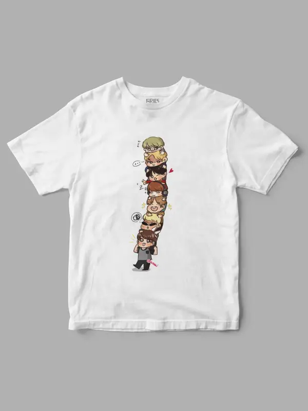 Bts Dostluk Baskılı Tişört