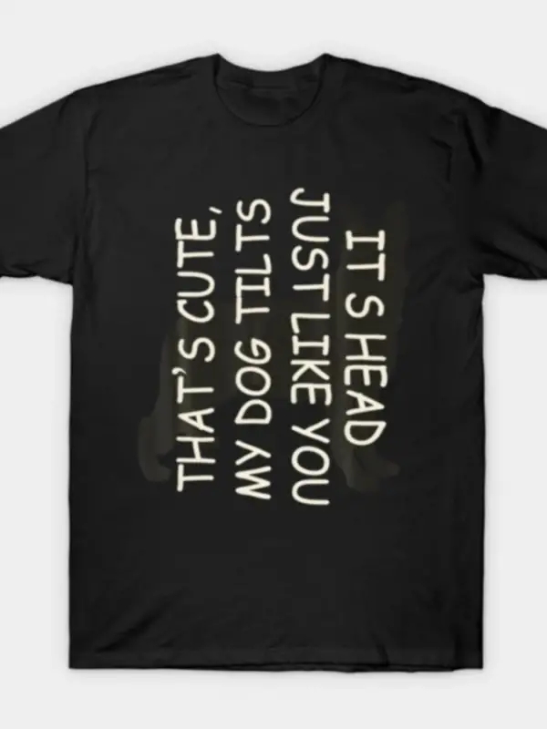 Bu benim köpeğim, başını sallıyor, sadece sizin gibi, erkekler ve kadınlar için %100 pamuklu