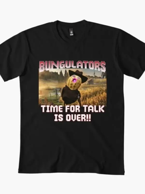 Burnt Peanut Bungulators Time T-shirt Erkekler Kadınlar Için % 100% Pamuk T Shirt Kısa Kollu