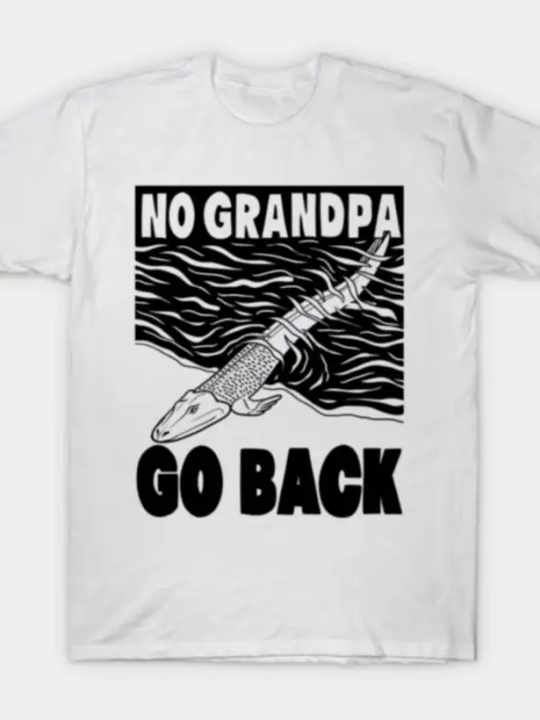 Büyükbaba T-shirt Erkek Kadın %100 Pamuklu Tişört Kısa Kollu Üstler 1208-3