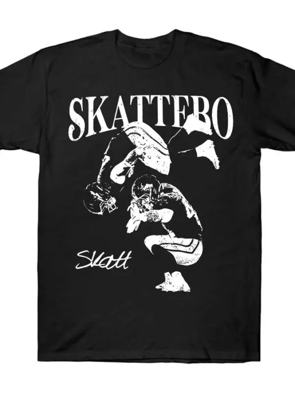 Cam Skattebo Erkek Kadın Tişörtü %100 Pamuklu Tişörtler Kısa Kollu Üstler J80