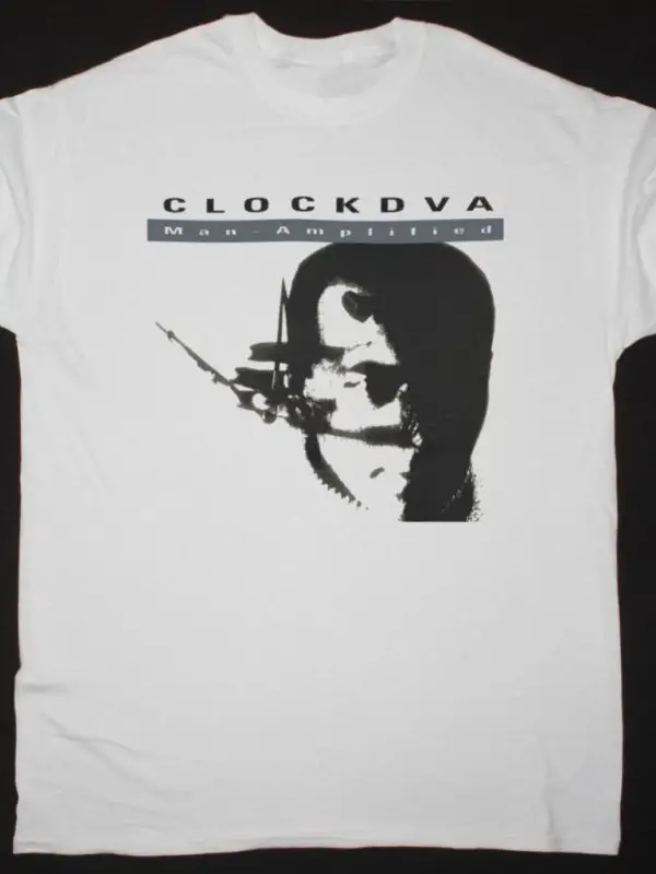 CLOCK DVA MAN-AMPLIFIED NEW WHITE T-SHIRT