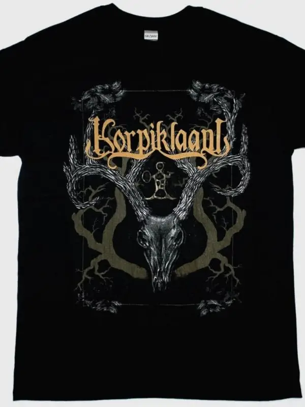 CRIMSON GLORY LONELY NEW BLACK T-SHIRT ÖN VE ARAKA BASKILI
