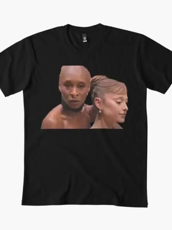 Cynthia ve Ariana Meme Erkek Kadın T-shirt % 100% Pamuklu Tişörtler Kısa Kollu Üstler J128