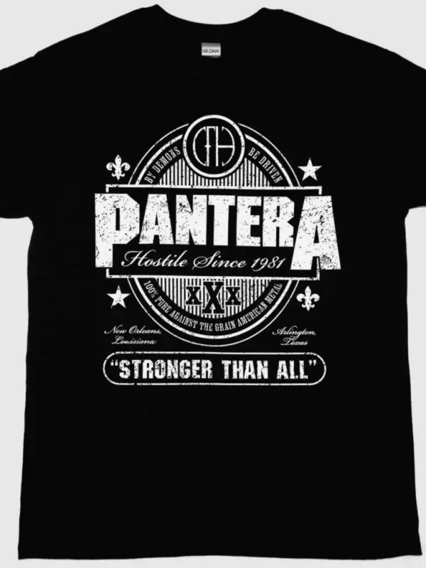 DAILY TERROR AUFRECHT NEW BLACK T SHIRT ÖN BASKILI