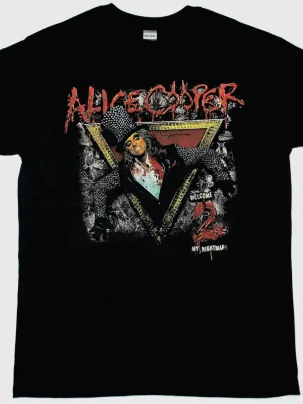 DAVID LEE ROTH CRAZY FROM THE HEAT NEW BLACK T-SHIRT ÖN VE ARAKA BASKILI