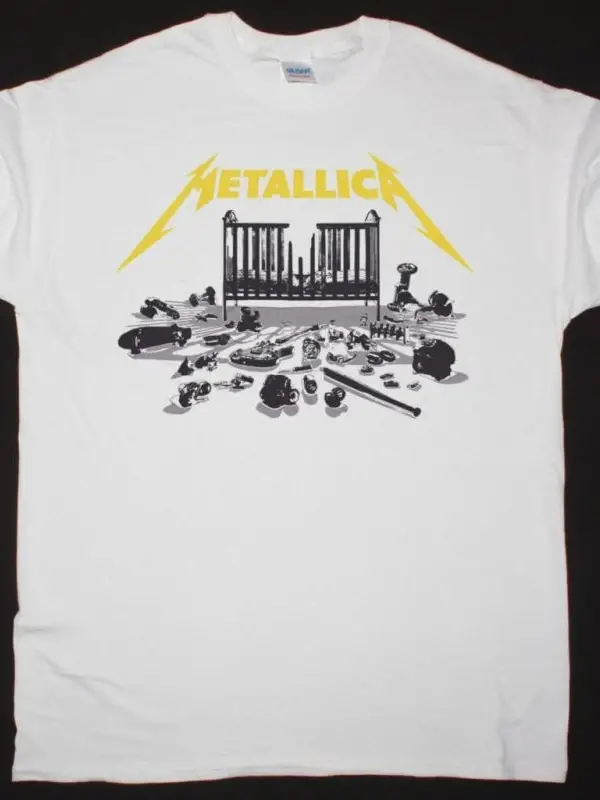 DEPECHE MODE MASTER AND SERVANT NEW WHITE T-SHIRT ÖN VE ARAKA BASKILI
