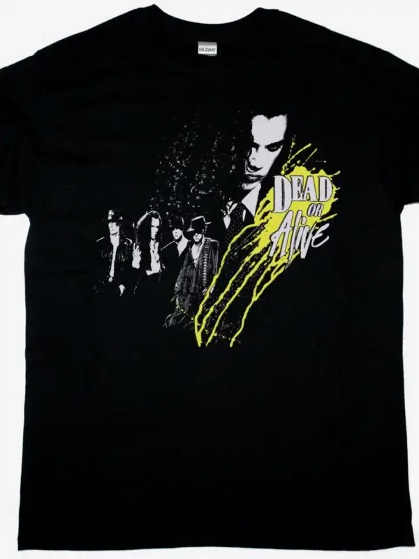 DIE KRUPPS BURNING RING LOGO NEW BLACK T-SHIRT ÖN VE ARAKA BASKILI
