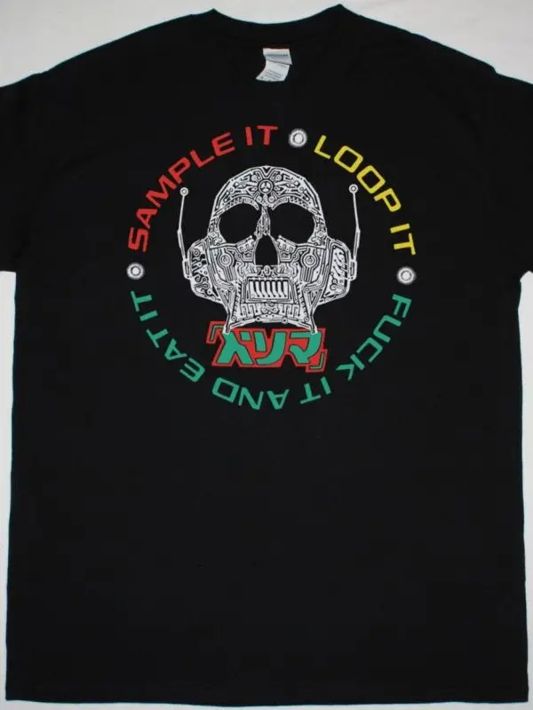DIE KRUPPS I 92 NEW BLACK T-SHIRT ÖN VE ARAKA BASKILI