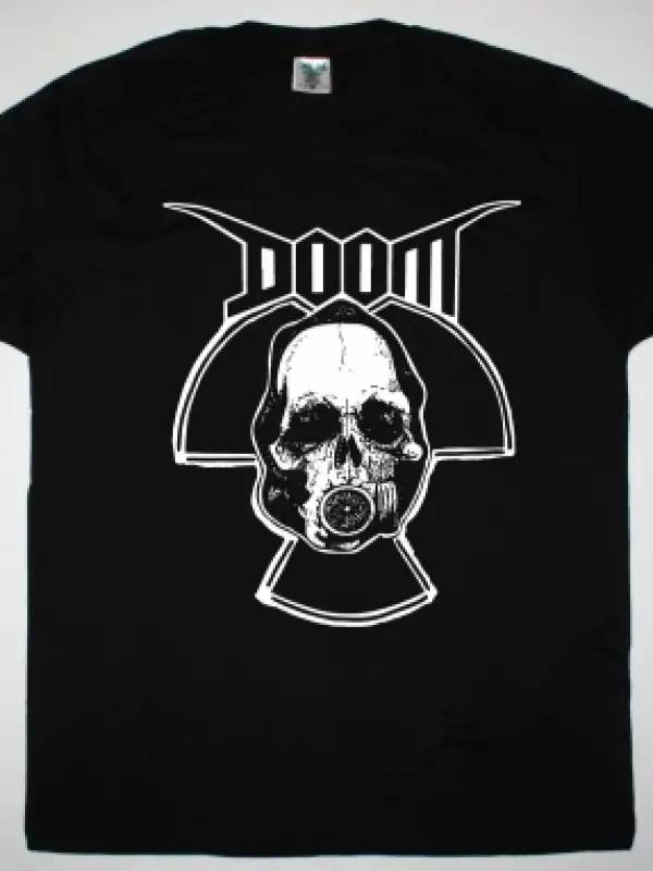 DOOM RADSKULL NEW BLACK T SHIRT