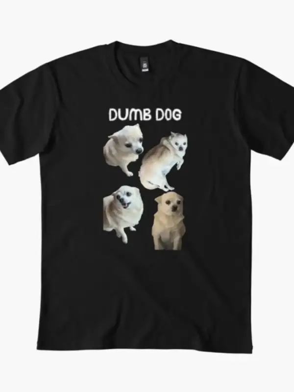 Dumb Dog Club Erkek Kadın Tişörtü %100 Pamuklu Tişörtler Kısa Kollu Üstler 1222-3