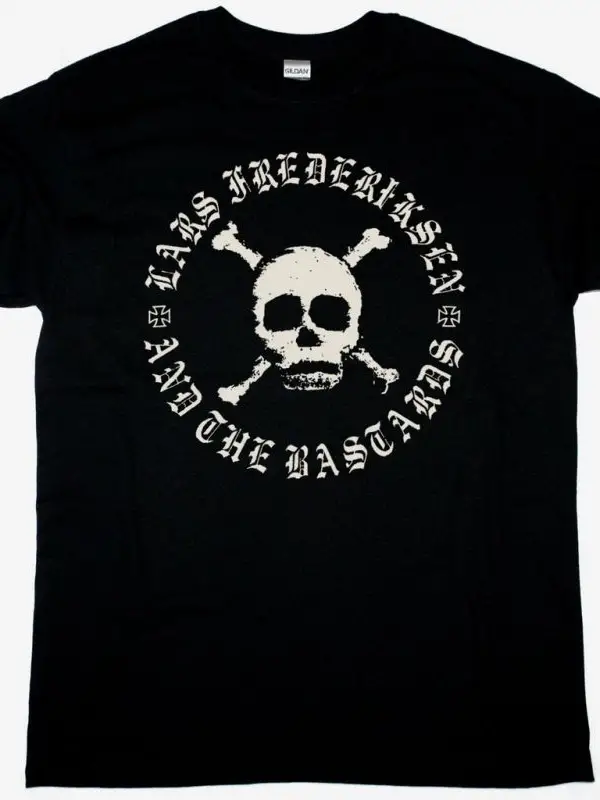 EAGLES OF DEATH METAL SKULL LOGO NEW BLACK T SHIRT ÖN BASKILI