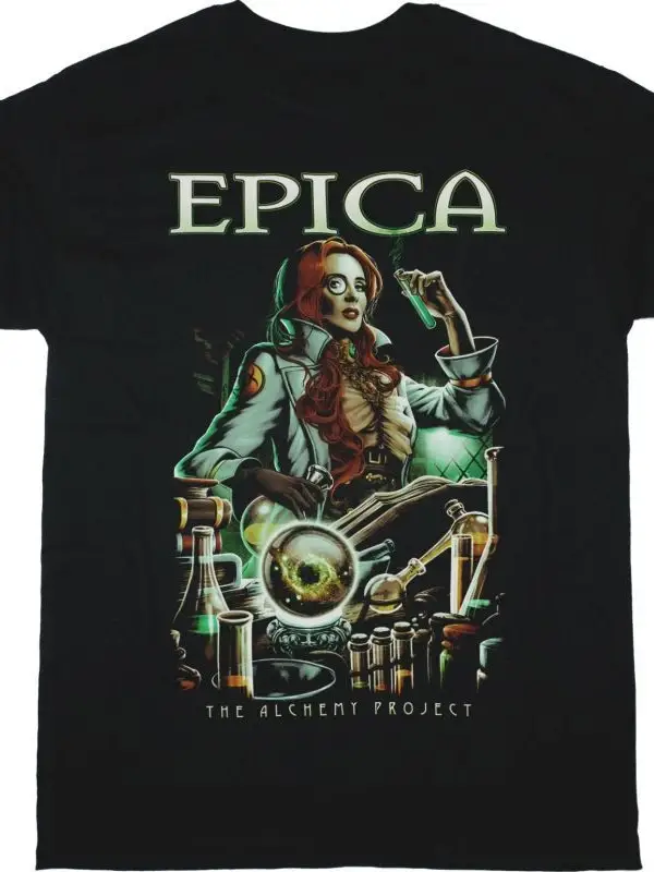 EPICA THE ALCHEMY PROJECT NEW BLACK T-SHIRT