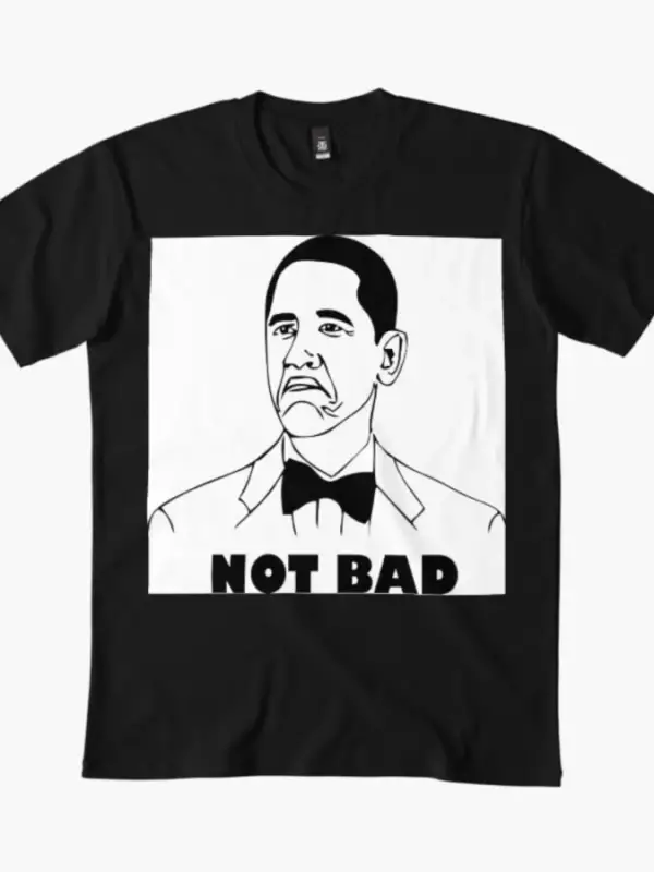 Erkekler Kadınlar için Değil Kötü Meme Yüz T-shirt % 100% Pamuklu Tişörtler Kısa Kollu Üstler