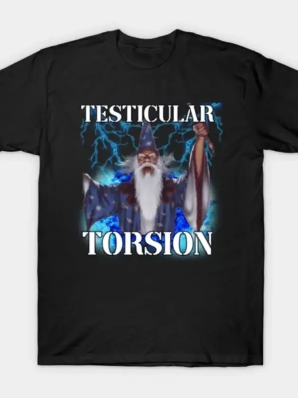 Erkekler Kadınlar İçin Testis Torsiyonu Tişörtü %100 Pamuklu Tişörtler 3XS-3XL Üstler 1224-2