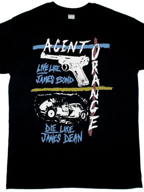 EXPLOITED SEX VIOLENCE NEW WHITE T-SHIRT ÖN VE ARAKA BASKILI