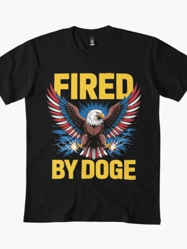 Fired by DOGE Anti-Billionaire Erkek Kadın Tişörtü %100 Pamuklu Tişörtler Kısa Kollu Üstler 1