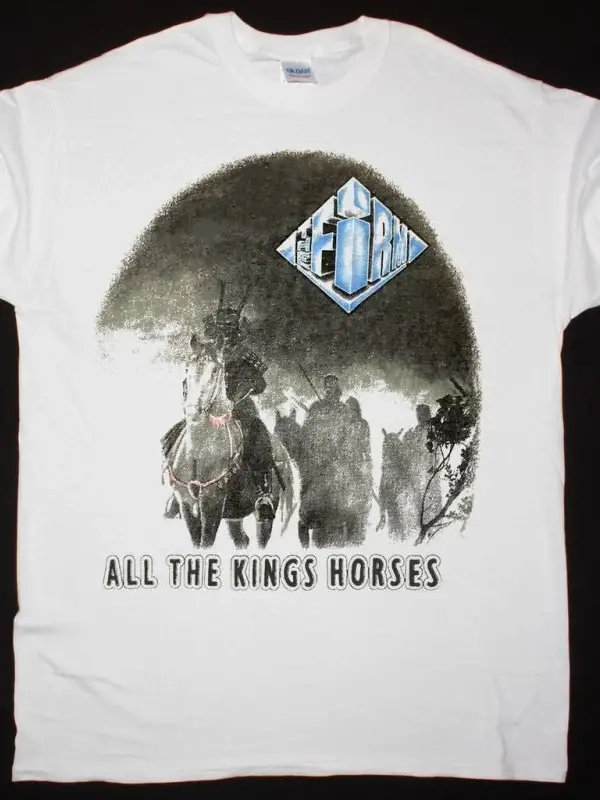 FRANK ZAPPA THEM OR US JUMBO PRINT NEW WHITE T-SHIRT ÖN VE ARAKA BASKILI