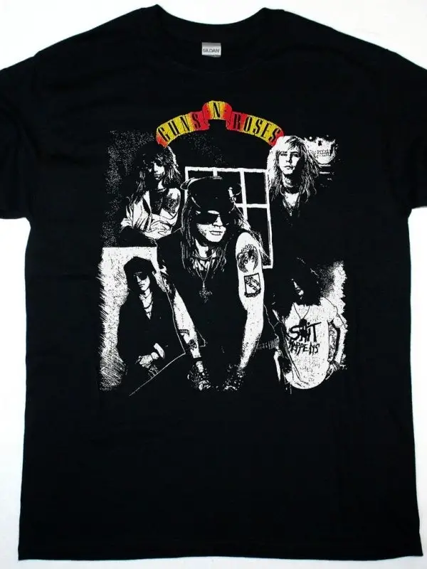 GBH STUDS AND ACNE NEW BLACK T SHIRT ÖN VE ARAKA BASKILI