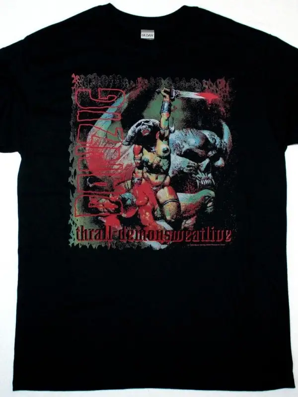 GHOST HERES PAPA NEW BLACK T-SHIRT ÖN VE ARAKA BASKILI