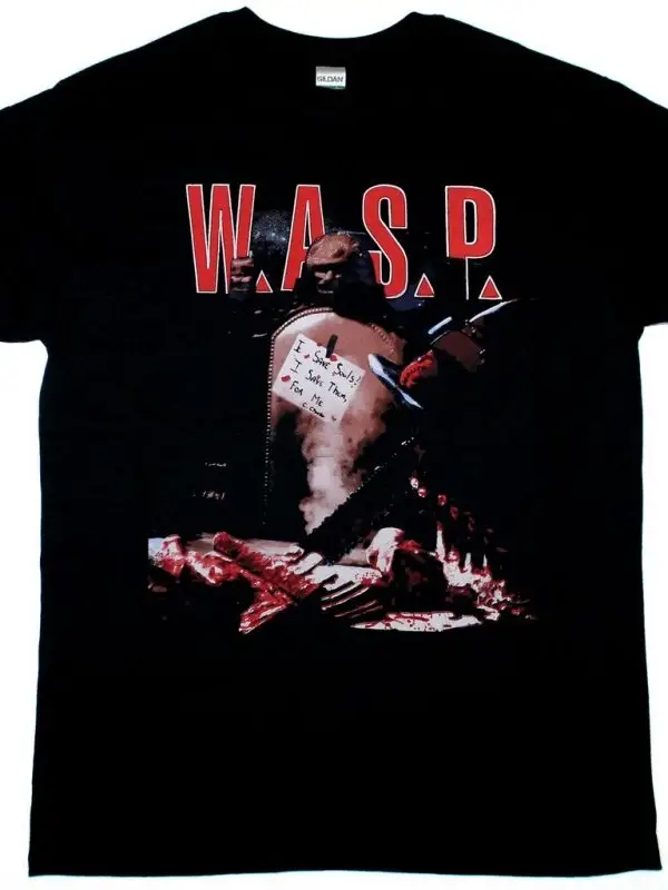 GILLAN GLORY ROAD 1980 NEW BLACK T-SHIRT ÖN VE ARAKA BASKILI