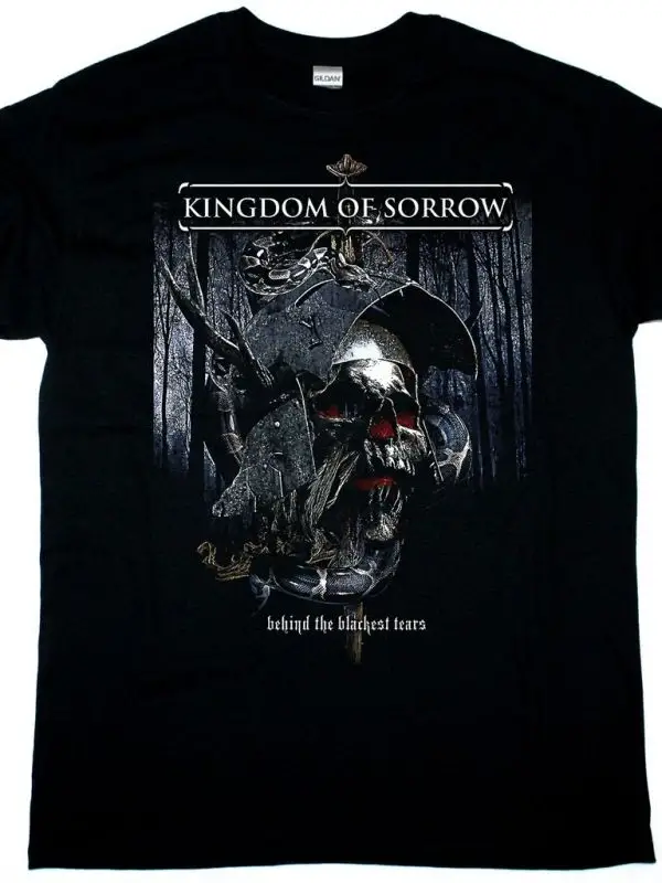 GOJIRA GRIM MOON NEW BLACK T SHIRT ÖN BASKILI