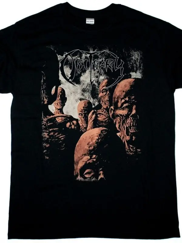 GOJIRA MASK NEW BLACK T SHIRT ÖN VE ARAKA BASKILI