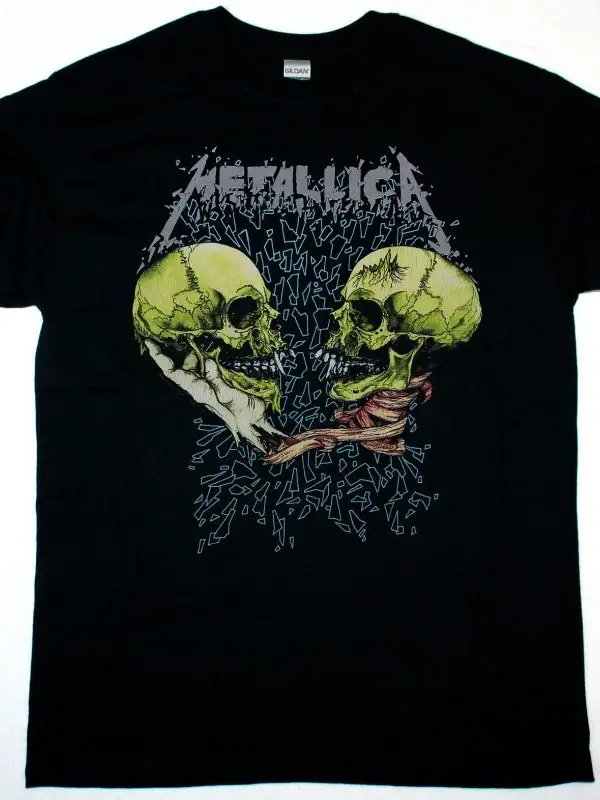 GOOD CHARLOTTE COLEGIATE NEW WHITE T SHIRT ÖN VE ARAKA BASKILI