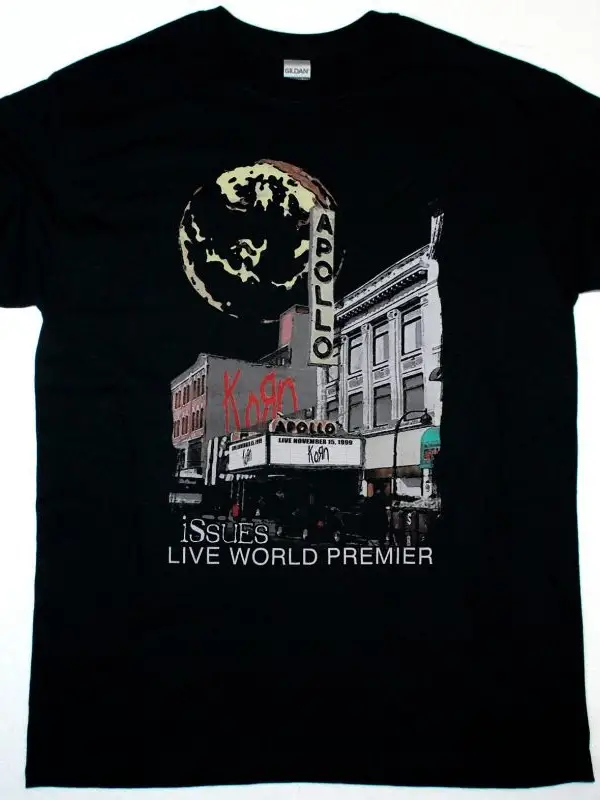 GORILLAZ BAND NEW BLACK T-SHIRT ÖN VE ARAKA BASKILI