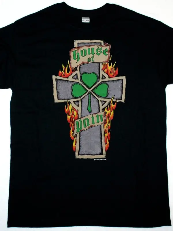 HATEBREED LOGO NEW BLACK T-SHIRT ÖN VE ARAKA BASKILI