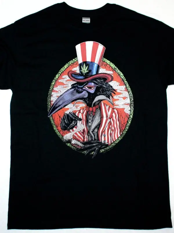 HAWKWIND MASTERS OF THE UNIVERSE NEW BLACK T-SHIRT ÖN VE ARAKA BASKILI