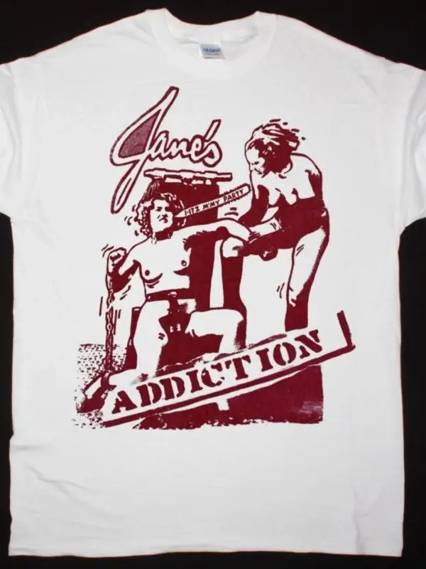 JANES ADDICTION ITZ MY PARTY NEW WHITE T SHIRT