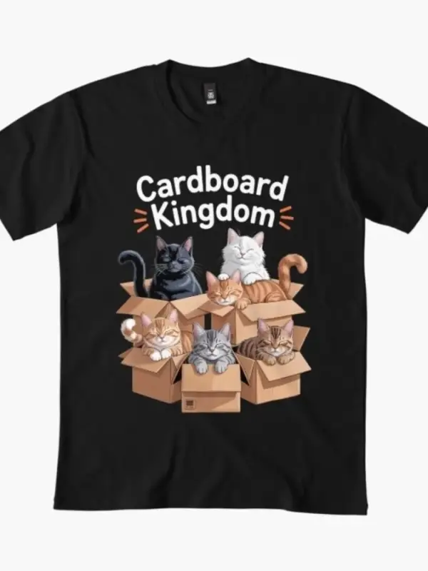 Kawaii Karton Kedi Yavrusu Komik Kedi Memesi Kedi Sever Tişörtü Erkekler Kadınlar İçin %100 P