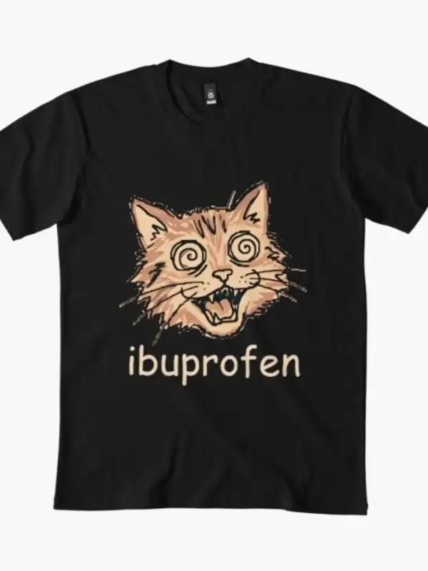 Kedi Meme T-shirt Erkek Kadın %100 Pamuklu Tişört Kısa Kollu Üstler 1226-3