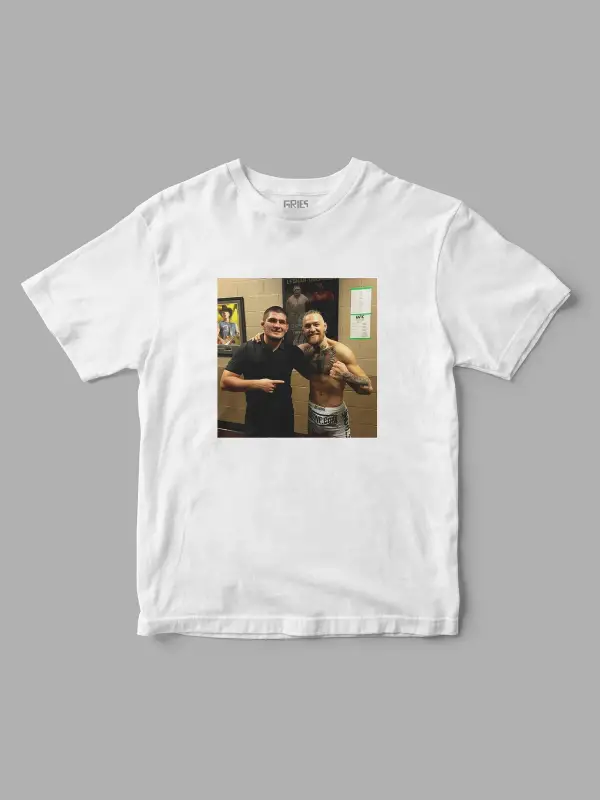 Khabib and Mcgregor UFC Baskılı Tişört