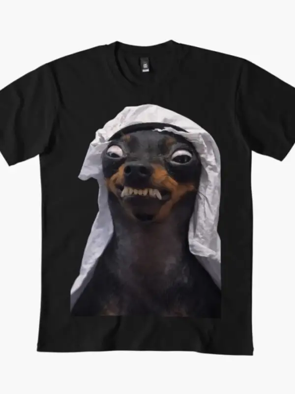 Kızgın Komik Chihuahua Köpek T-shirt Erkekler Kadınlar Için % 100% Pamuk T Shirt Kısa Kollu Ü