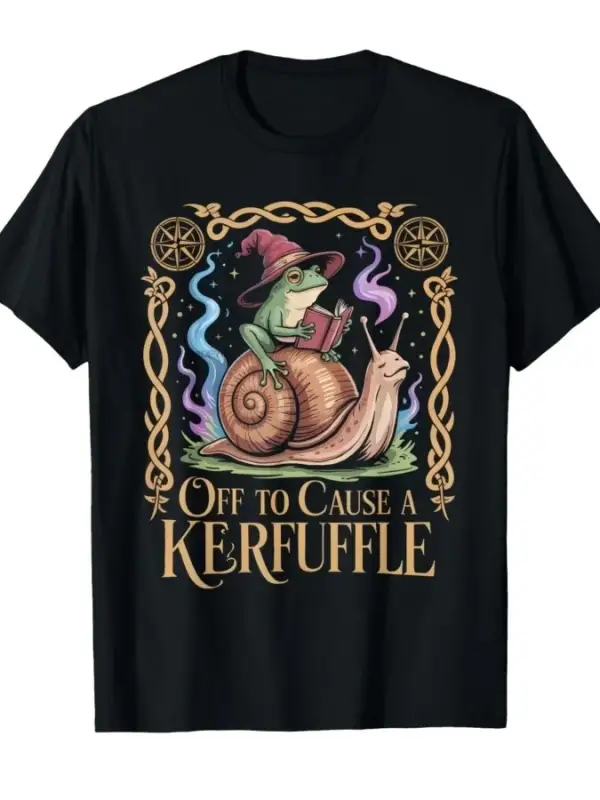 Komik bir kavga nedeni olacak komik kurbağa sihirbazı Meme tişört erkekler kadınlar için % 10